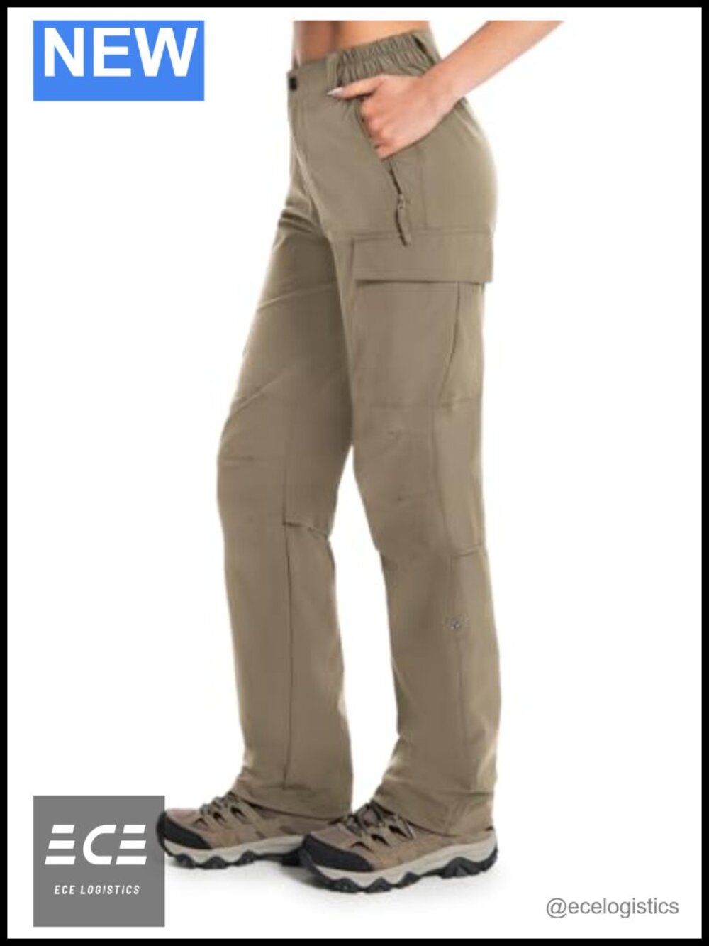 Women's Hiking Pants Lightweight Breathable Quick Dry Water Resistant Capris
